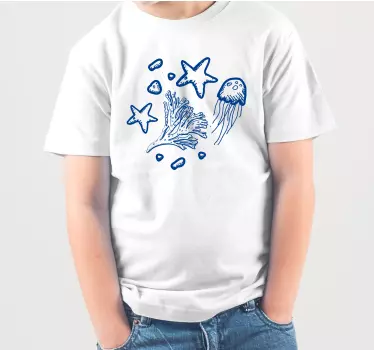 Tee-shirt enfant thème aventure océan - TenStickers