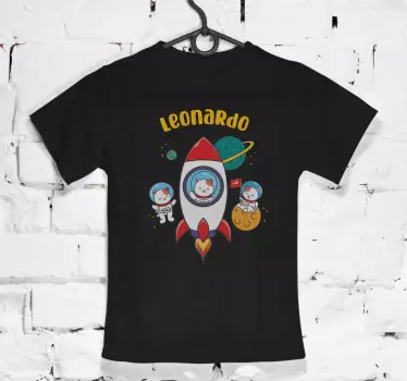 Tee-shirt enfant thème aventure spatiale - TenStickers