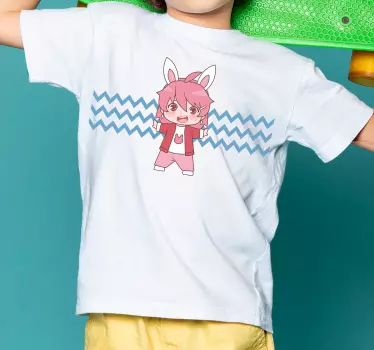 Tee-shirt enfant thème joli lapin - TenStickers