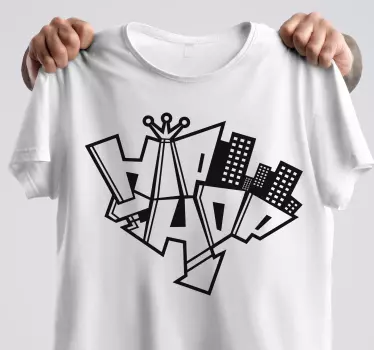 Tee shirt graffiti hip hop - TenStickers