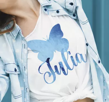 tee shirt papillon Papillons peints - TenStickers