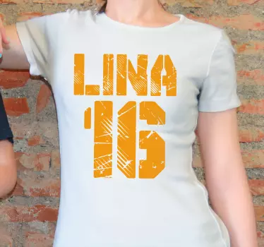 Tee-shirt personnalisé avec nom en gras - TenStickers