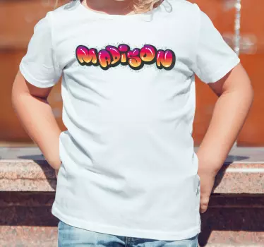 Tee-shirt personnalisé conception cool avec des graffitis - TenStickers