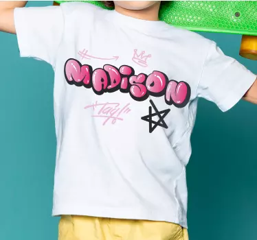 Tee-shirt personnalisé design de nom personnalisé - TenStickers