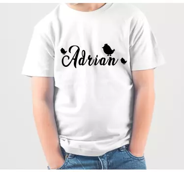 Tee-shirt personnalisé design oiseau personnalisé - TenStickers