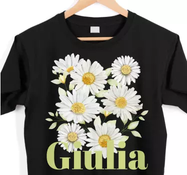 Tee-shirt personnalisé graphique floral - TenStickers