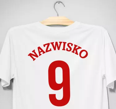 Tee-shirt personnalisé numéro d'athlète personnalisé - TenStickers