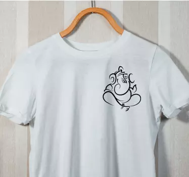 Tee-shirt personnalisé symbole ganesha Élegant - TenStickers