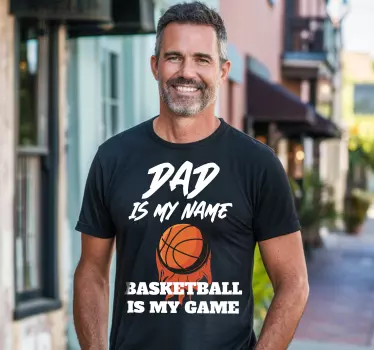 T-shirts le basket est mon jeu - TenStickers