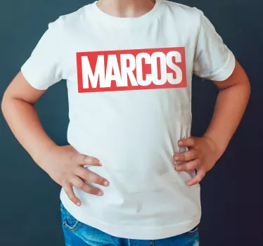 Tee-shirt personnalisé avec Prénom design comics - TenStickers