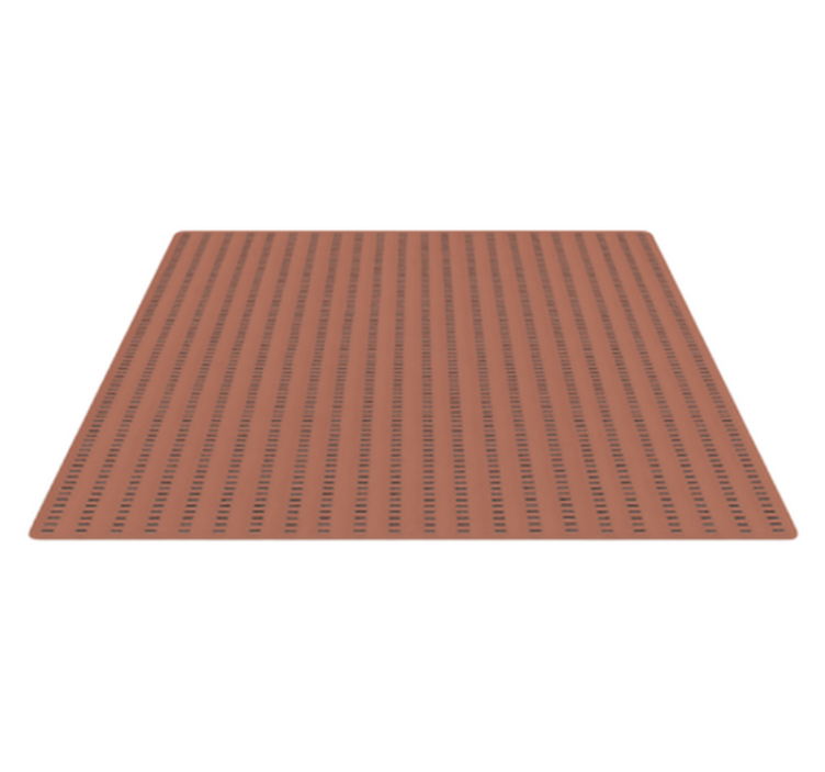 Tapis vinyle extérieur conception de lignes pointillées - TenStickers