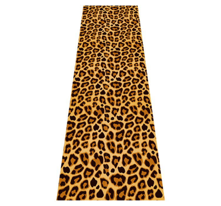 Tapis vinyle animal léopard motif simple - TenStickers