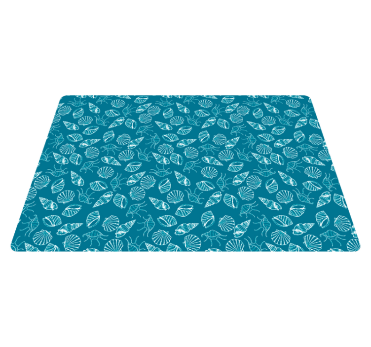 Tapis vinyle animal animaux coquillages - TenStickers
