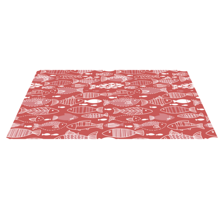 Tapis vinyle animal de nombreux poissons sous la mer - TenStickers