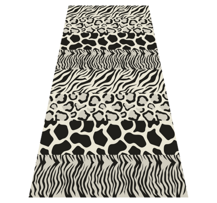 Tapis vinyle animal quatre designs différents - TenStickers