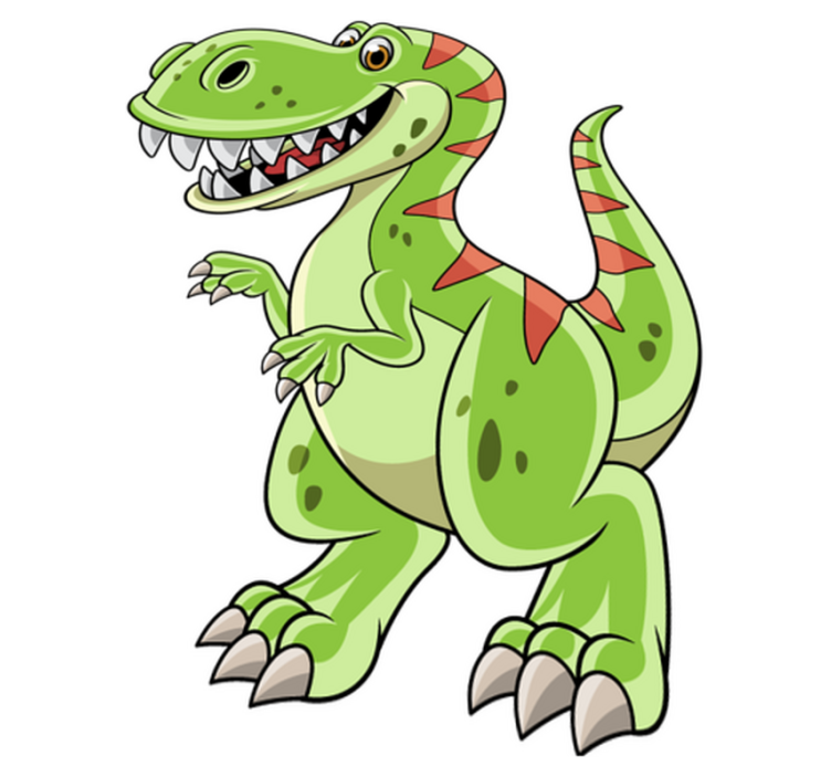 Tapis vinyle animal tyrannosaure rex cartoon - TenStickers