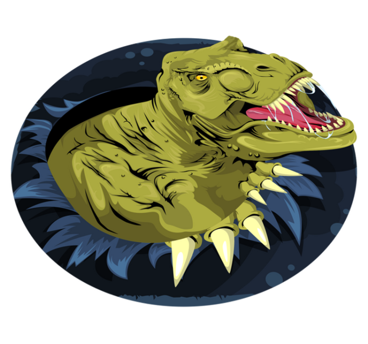 Tapis vinyle animal crâne de tyrannosaure rex - TenStickers