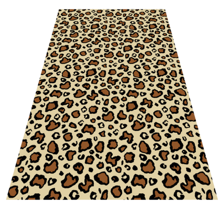 Tapis vinyle animal imprimé léopard classique - TenStickers