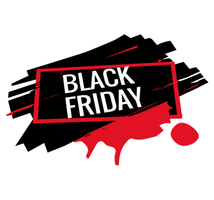 Tapis vinyle black friday autocollant moderne black friday - TenStickers