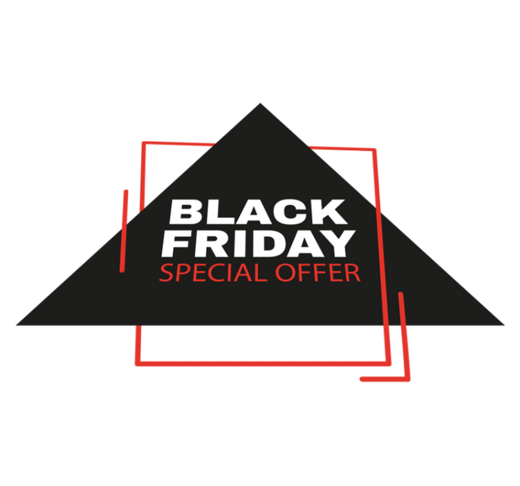 Tapis vinyle black friday panneau d'affichage - TenStickers