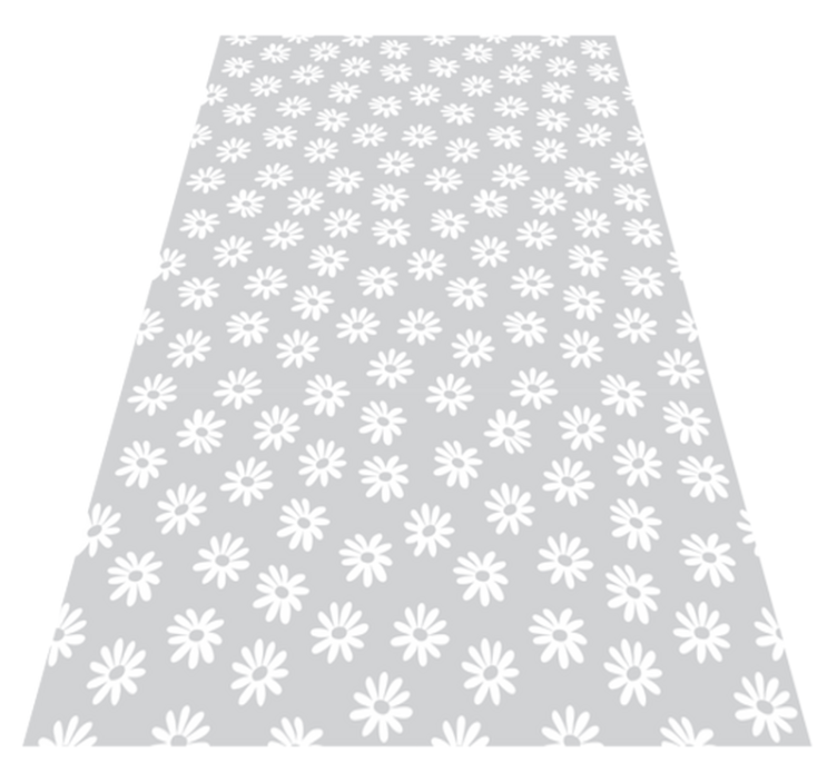 Tapis vinyle plantes fenêtre florale - TenStickers