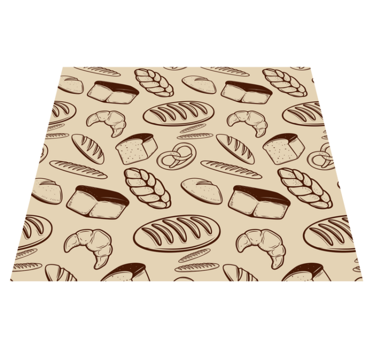 Tapis vinyle cuisine boulangerie sans couture - TenStickers