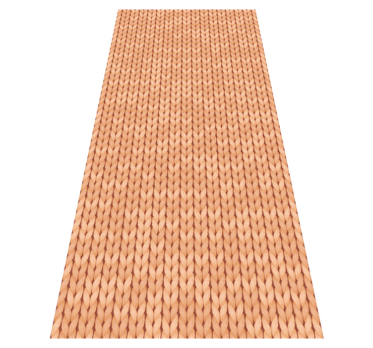 Tapis vinyle cuisine beige textile - TenStickers