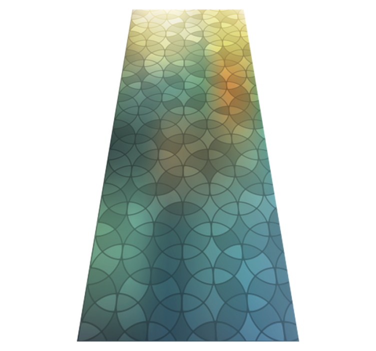 Tapis vinyle salle de bain effet verre 3d - TenStickers