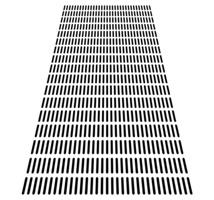 Tapis vinyle salle de bain lignes minimalistes - TenStickers