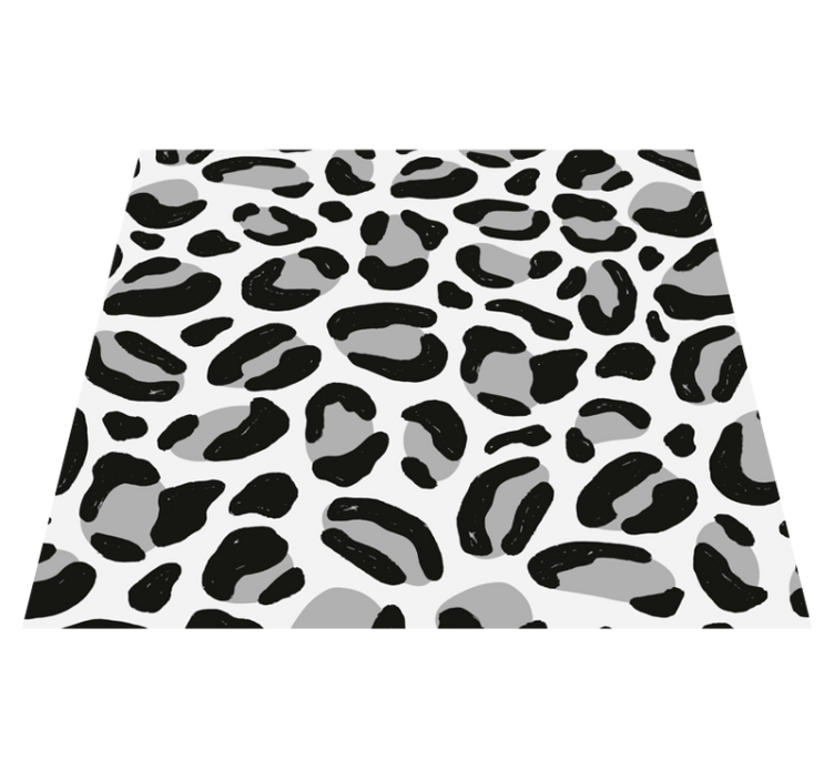 Tapis vinyle motif animal fourrure de léopard - TenStickers
