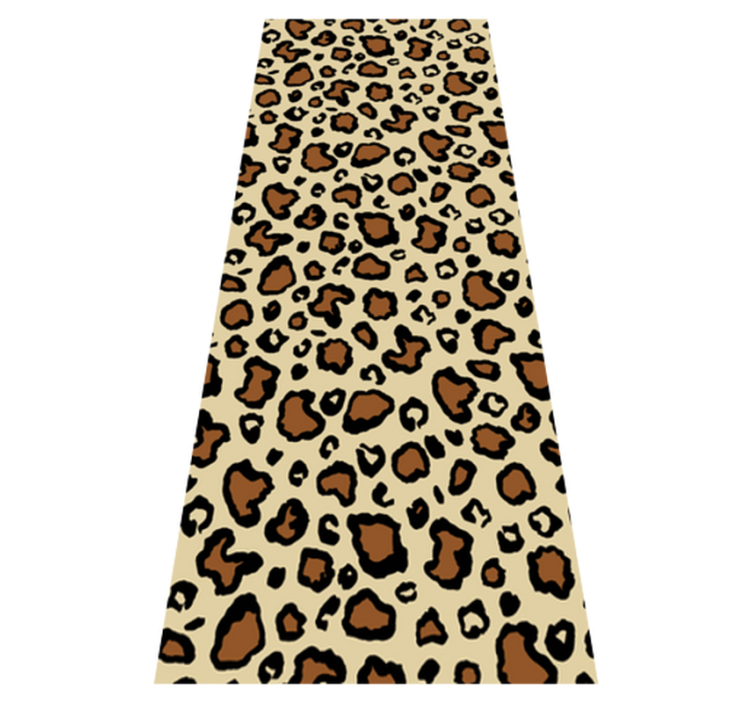 Tapis vinyle motif animal imprimé léopard classique - TenStickers