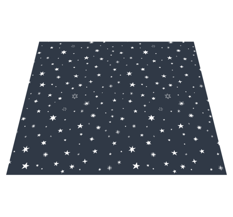 Tapis vinyle étoile ciel nocturne - TenStickers