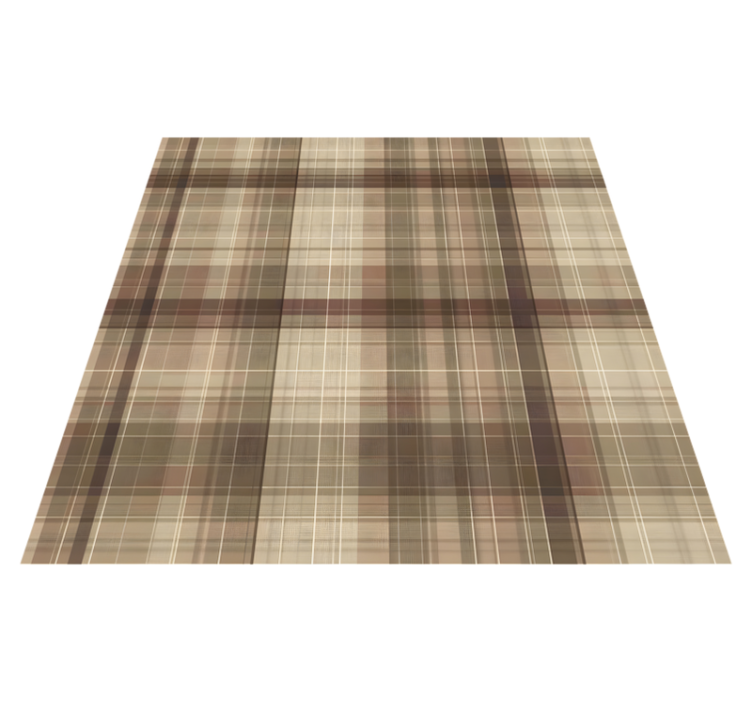 Tapis vinyle géométrique effet textile - TenStickers