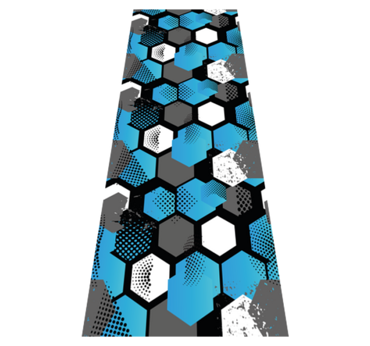 Tapis vinyle chambre fond football dégradé abstrait - TenStickers