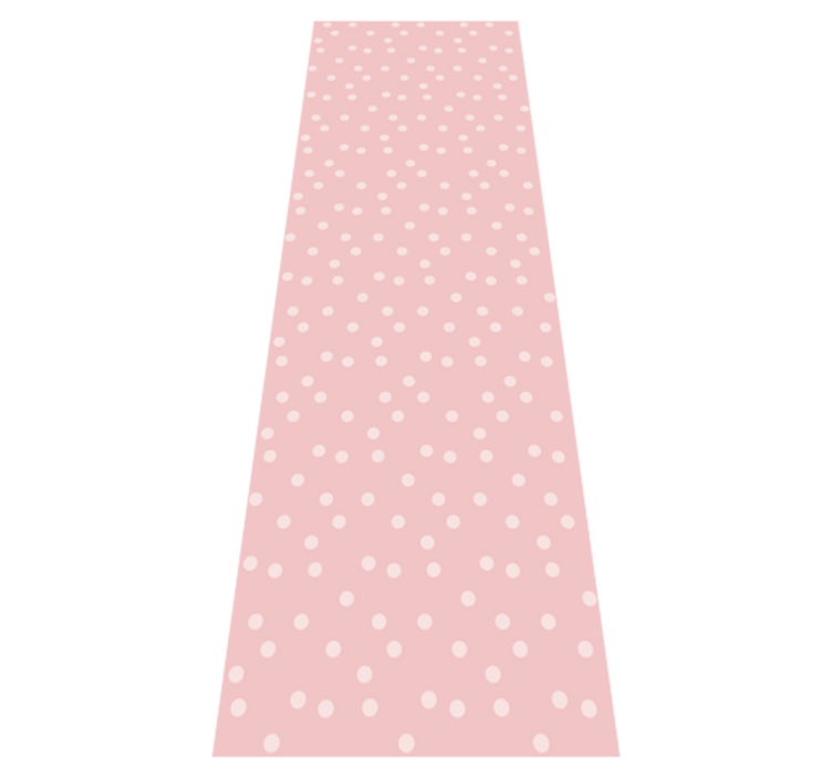Tapis vinyle chambre à pois pastel doux pour bébé - TenStickers