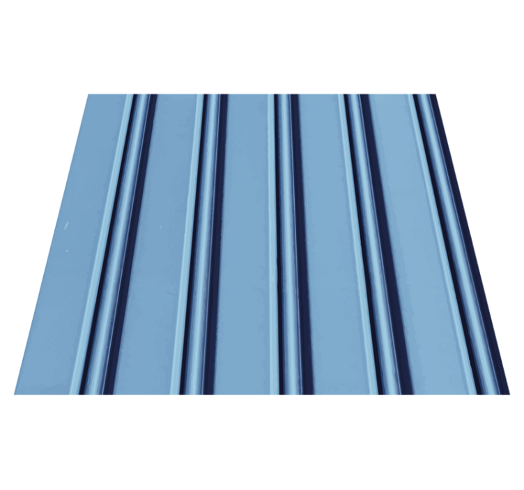 Tapis vinyle chambre rayures bleu clair verticales - TenStickers