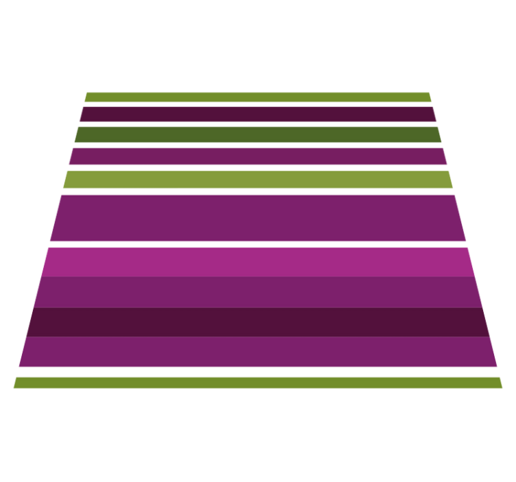 Tapis vinyle chambre design horizontal violet et vert - TenStickers