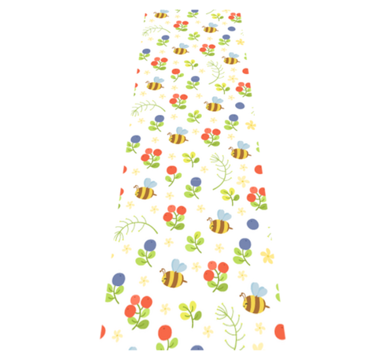 Tapis vinyle chambre design mignon abeilles bébé - TenStickers