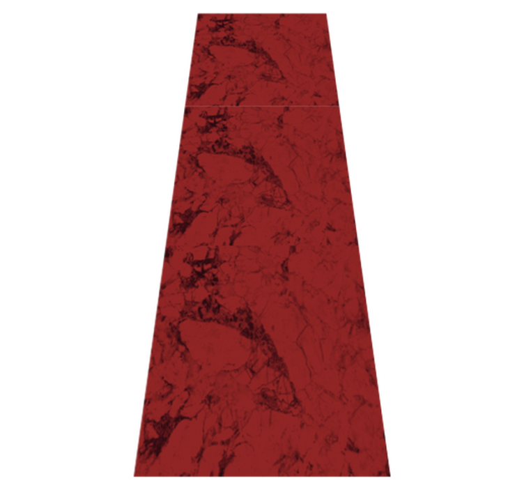 Tapis vinyle salle de bain fond marbre rouge foncé - TenStickers