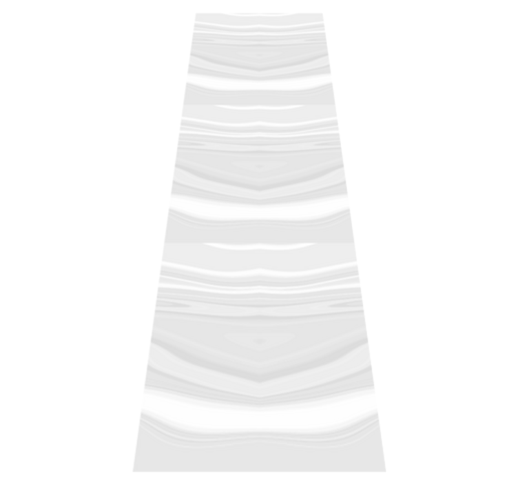 Tapis vinyle salle de bain effet marbre blanc - TenStickers