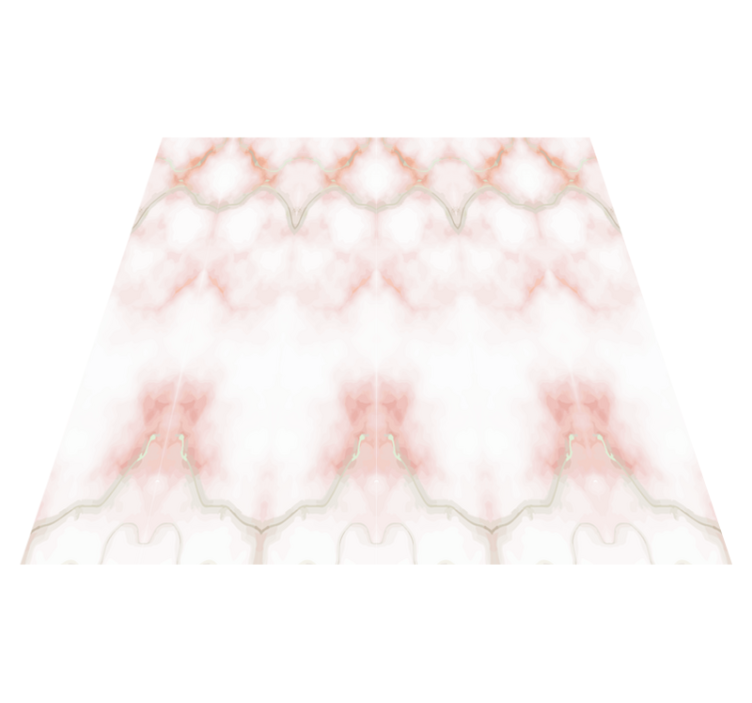 Tapis vinyle salle de bain marbre rose à rayures jaunes - TenStickers