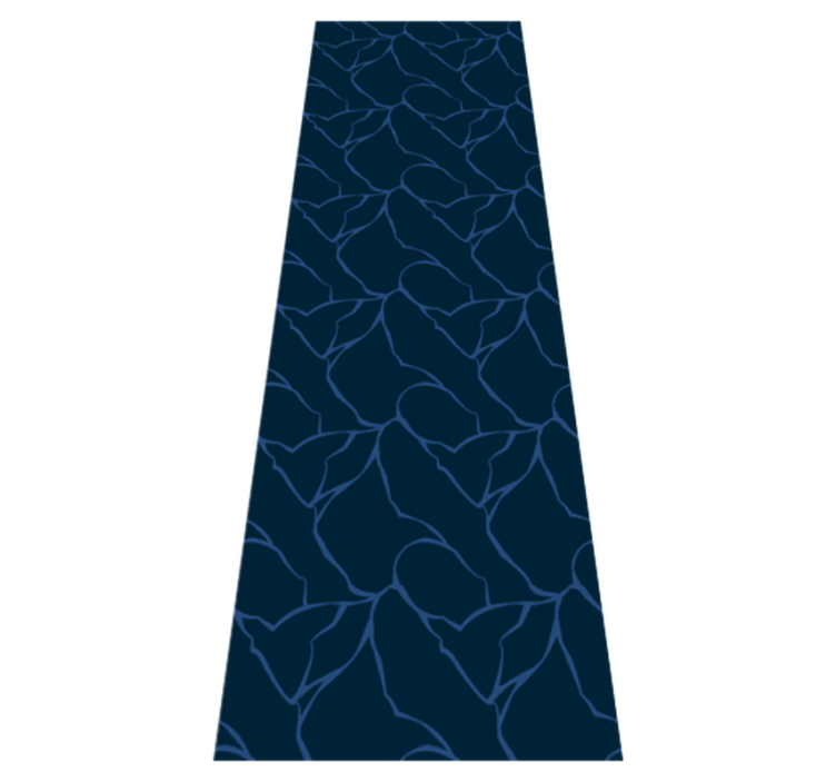 Tapis vinyle salle de bain design marbre bleu texturé - TenStickers