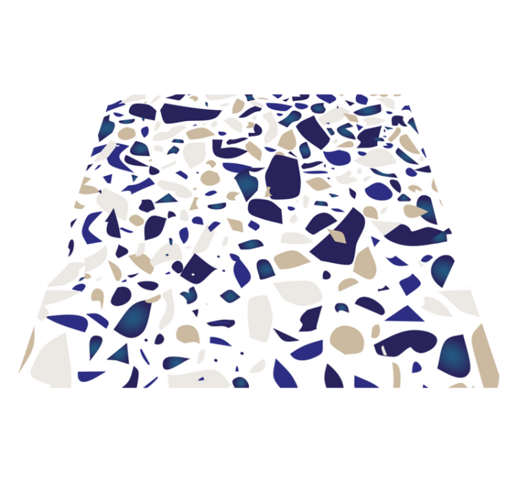 Tapis vinyle salle de bain imitation marbre - TenStickers