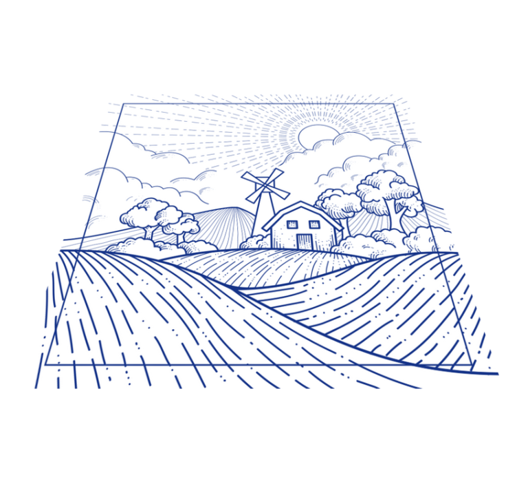 Tapis vinyle cuisine moulins hollandais - TenStickers