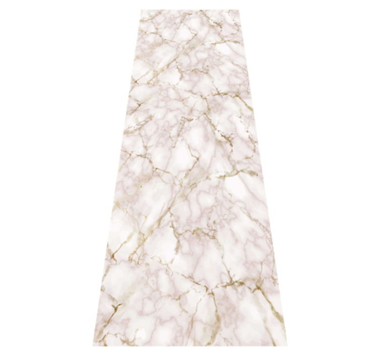 Tapis vinyle cuisine marbre rose - TenStickers