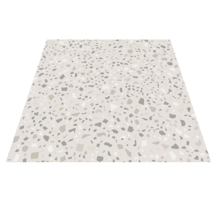 Tapis vinyle cuisine terrazzo gris - TenStickers