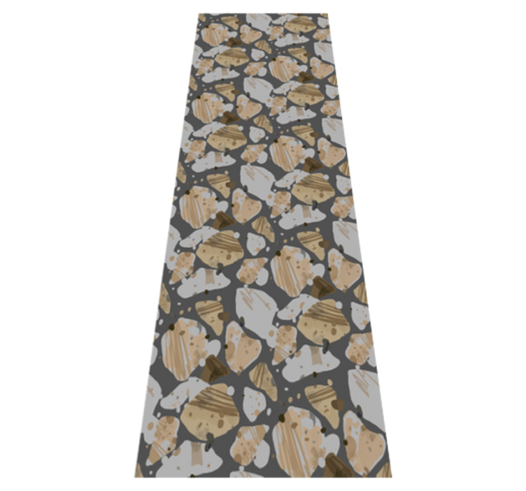 Tapis vinyle chambre motif terrazzo ciment - TenStickers