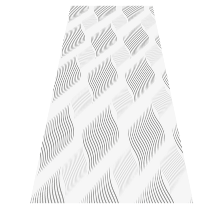 Tapis vinyle chambre motif rétro gris clair - TenStickers