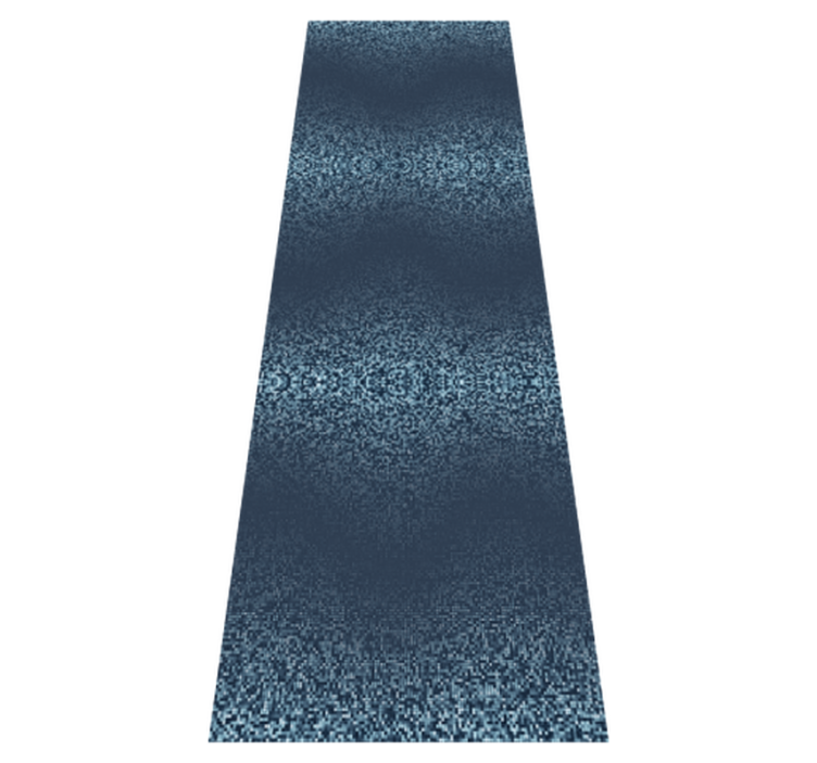 Tapis vinyle chambre design rétro à pois bleus - TenStickers