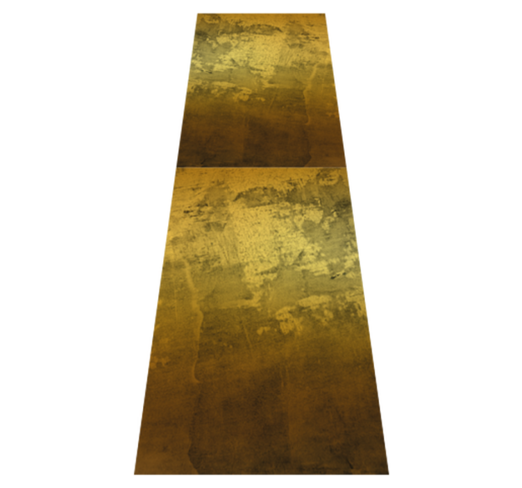 Tapis vinyle chambre motif doré rétro entrelacé - TenStickers